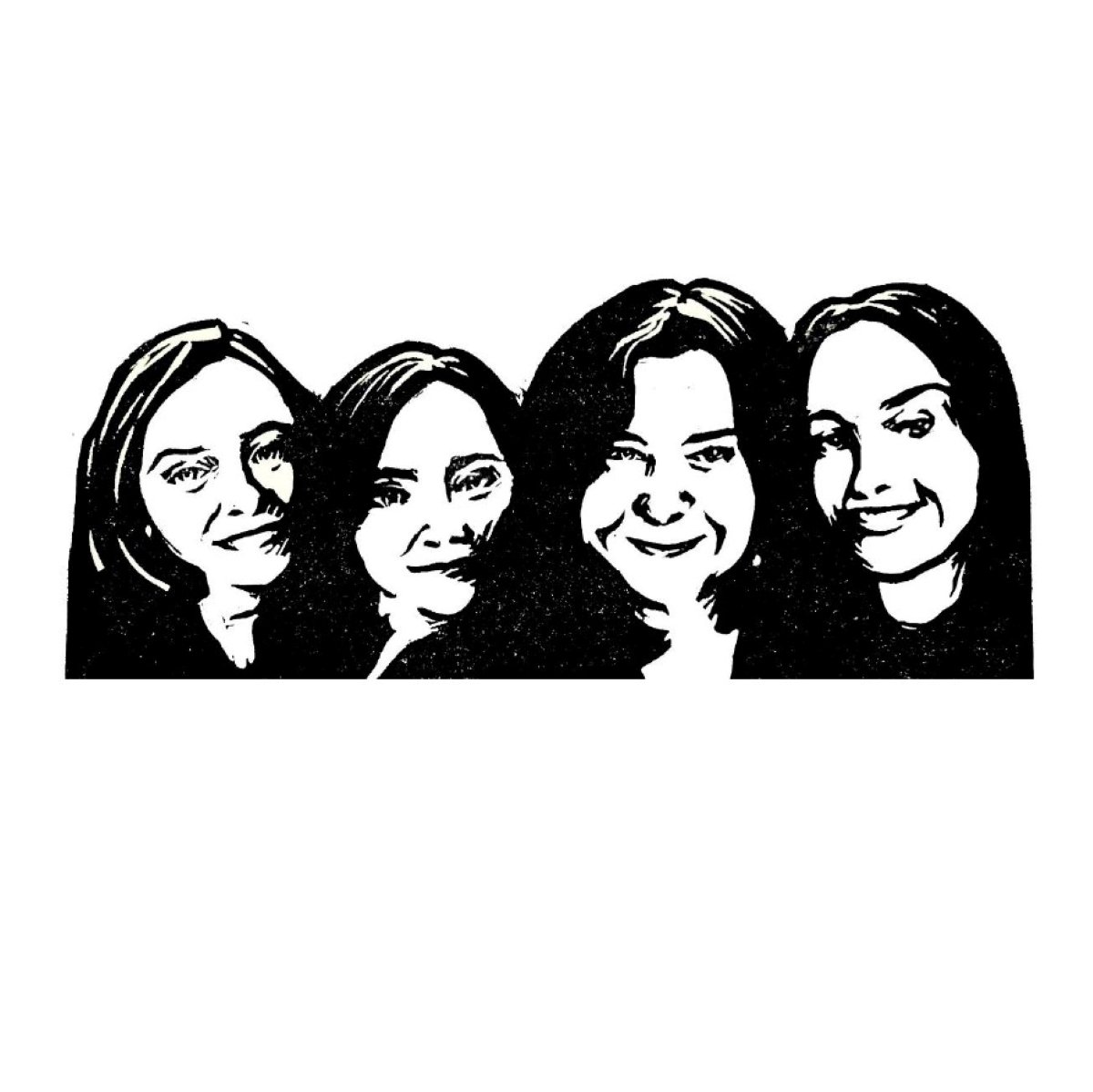 Four sisters. Private commission.