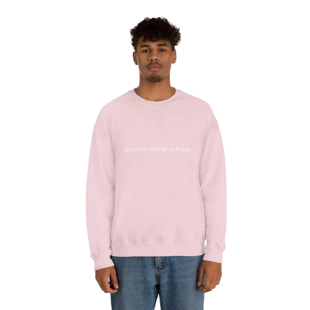 Light Pink Crewneck — Christian Campus House