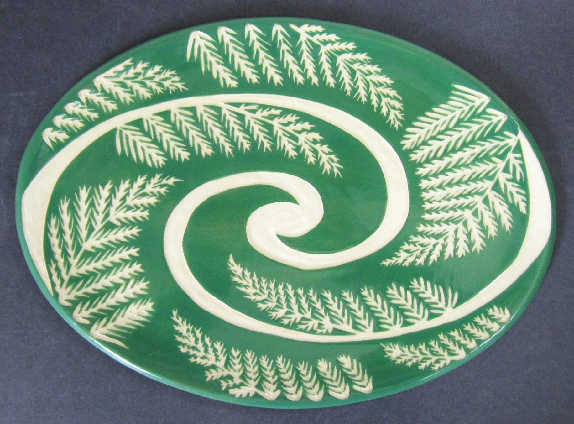 Evergreen platter