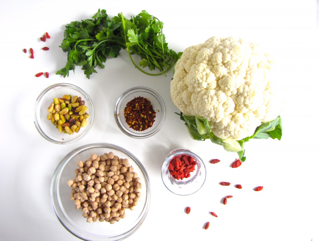 spiced cauliflower couscous