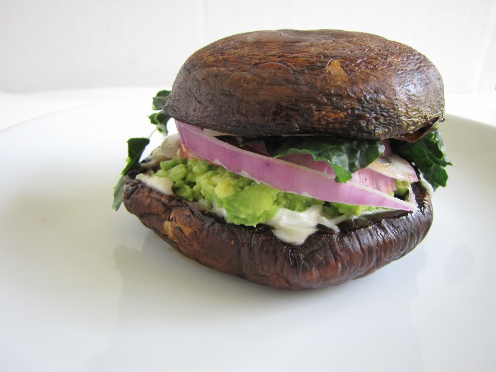 Roasted Portobello Mushroom Buns