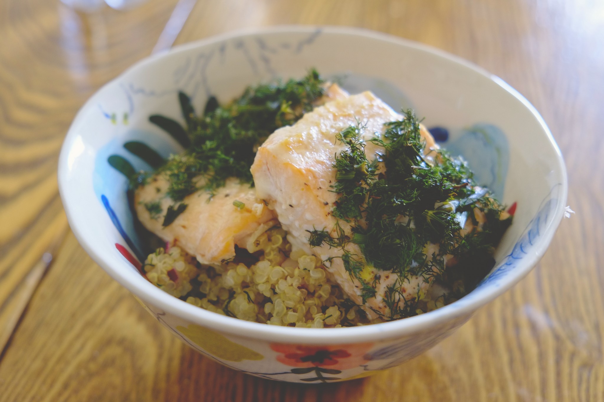 Salmon and Quinoa Bowl