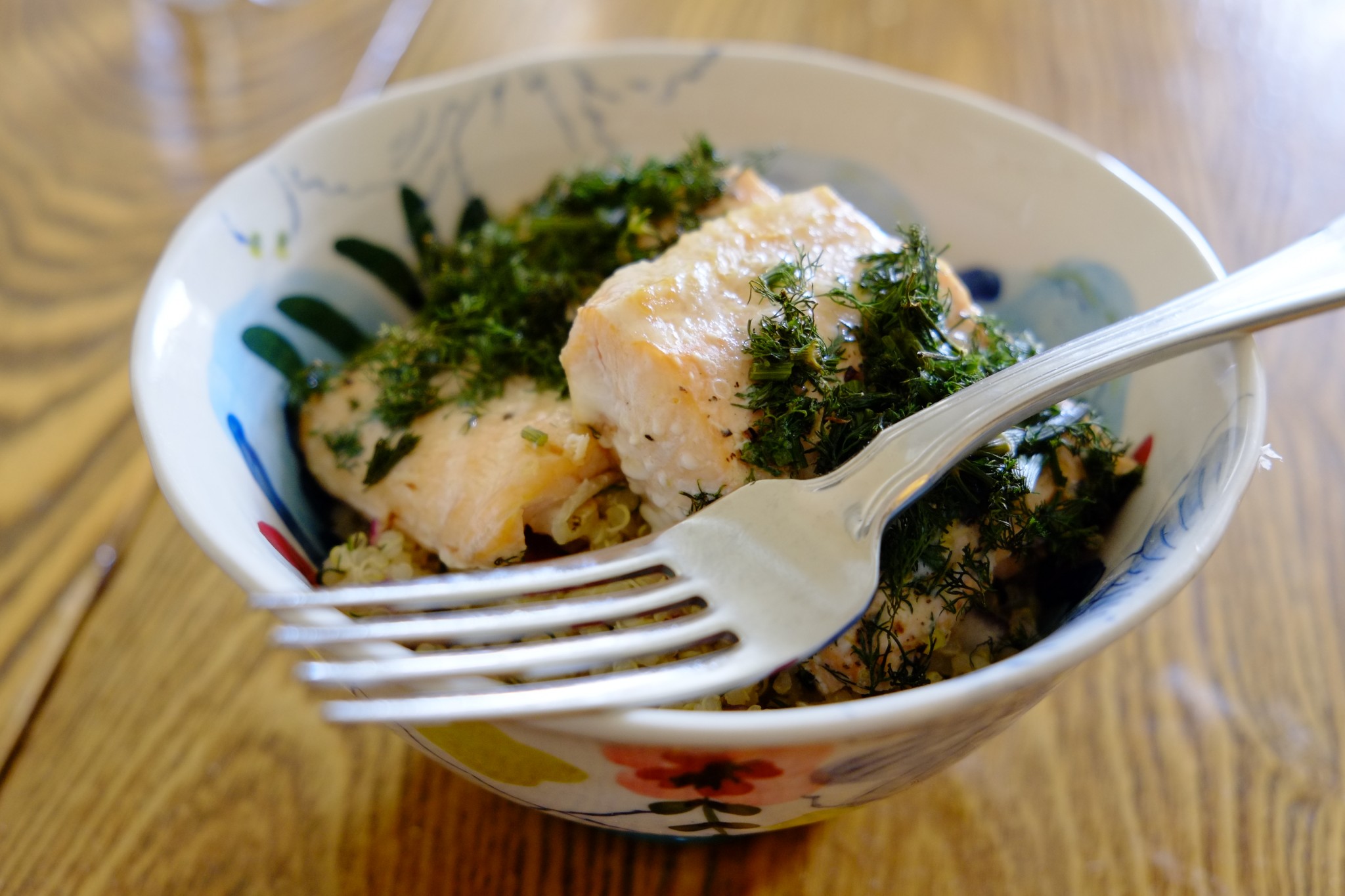 Salmon and Quinoa Bowl