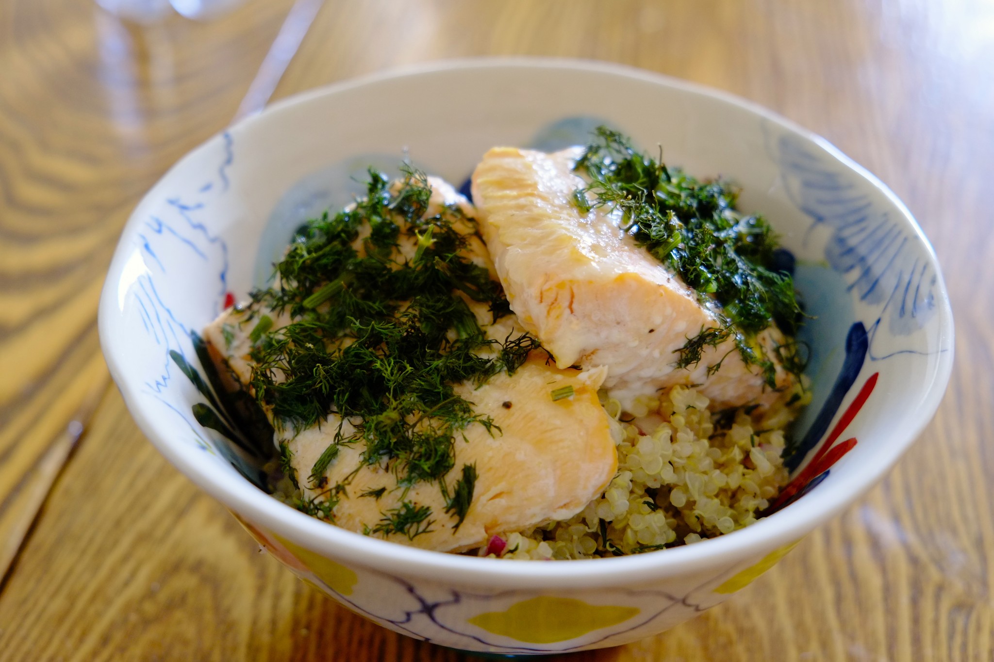 Salmon and Quinoa Bowl
