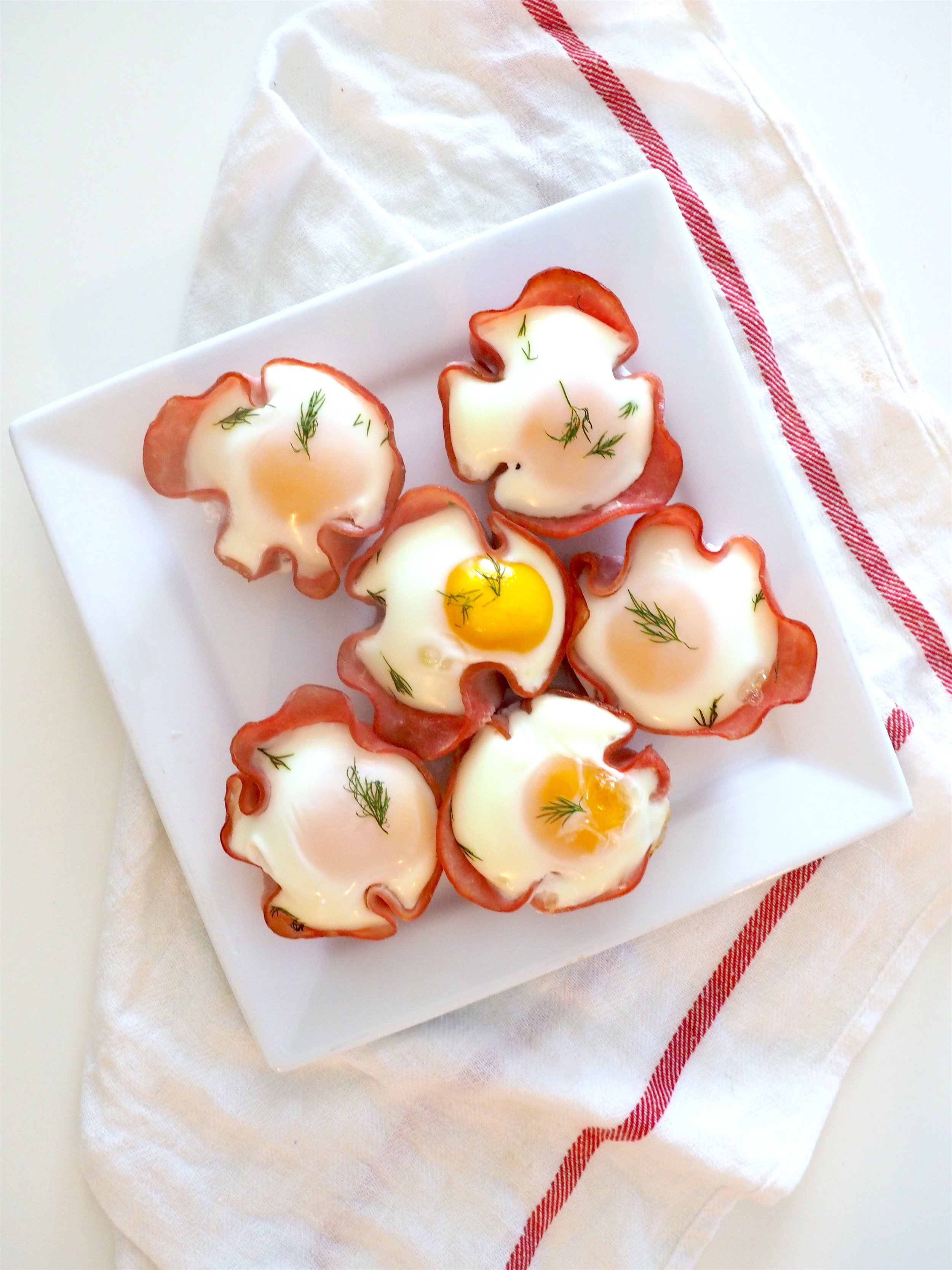 ham and egg cupcakes