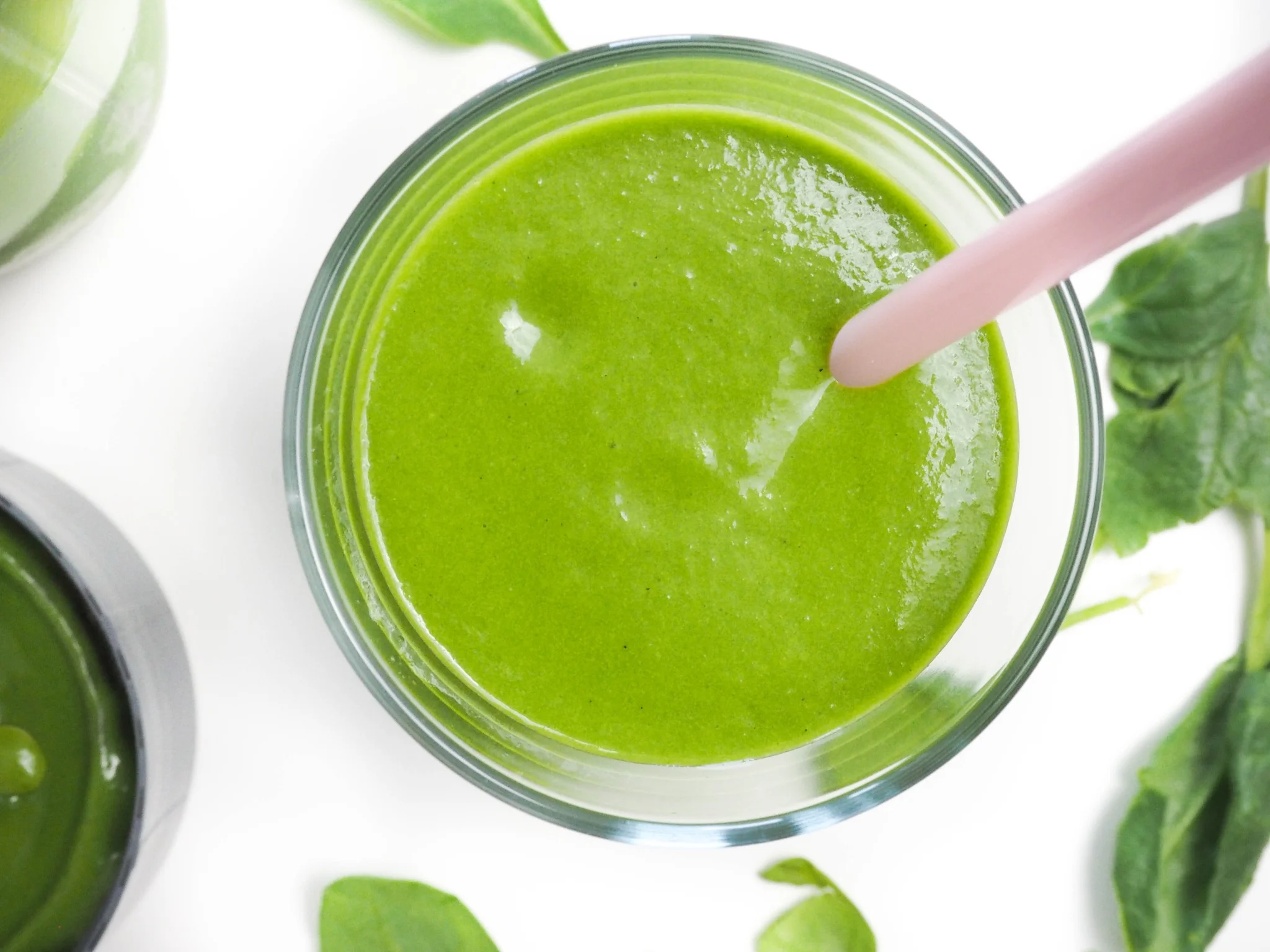 Green Lean Power Smoothie letsregale.com3
