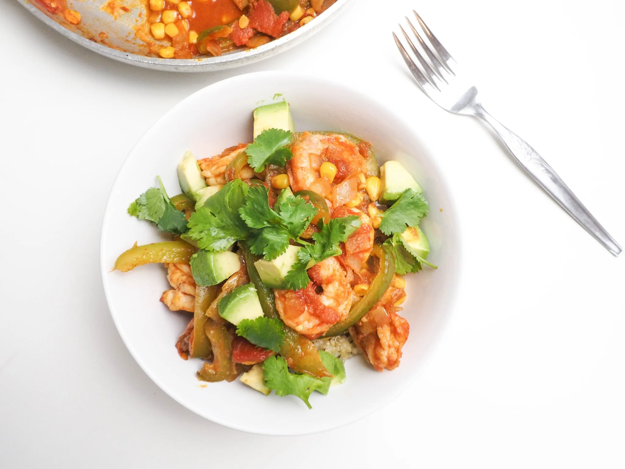 Southwest Shrimp Quinoa Power Bowl 1