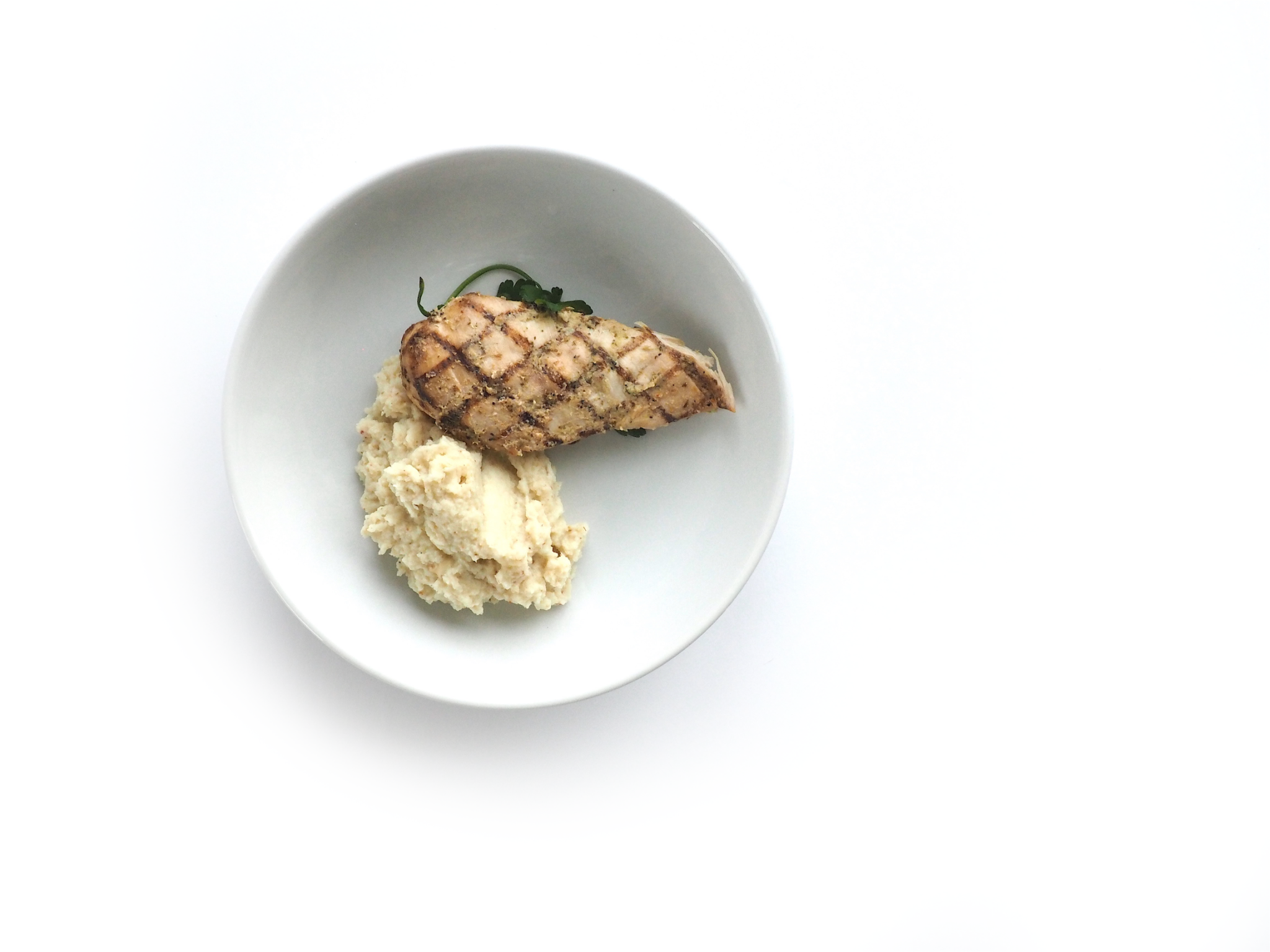 Grilled Chicken with Cauliflower Mash 4