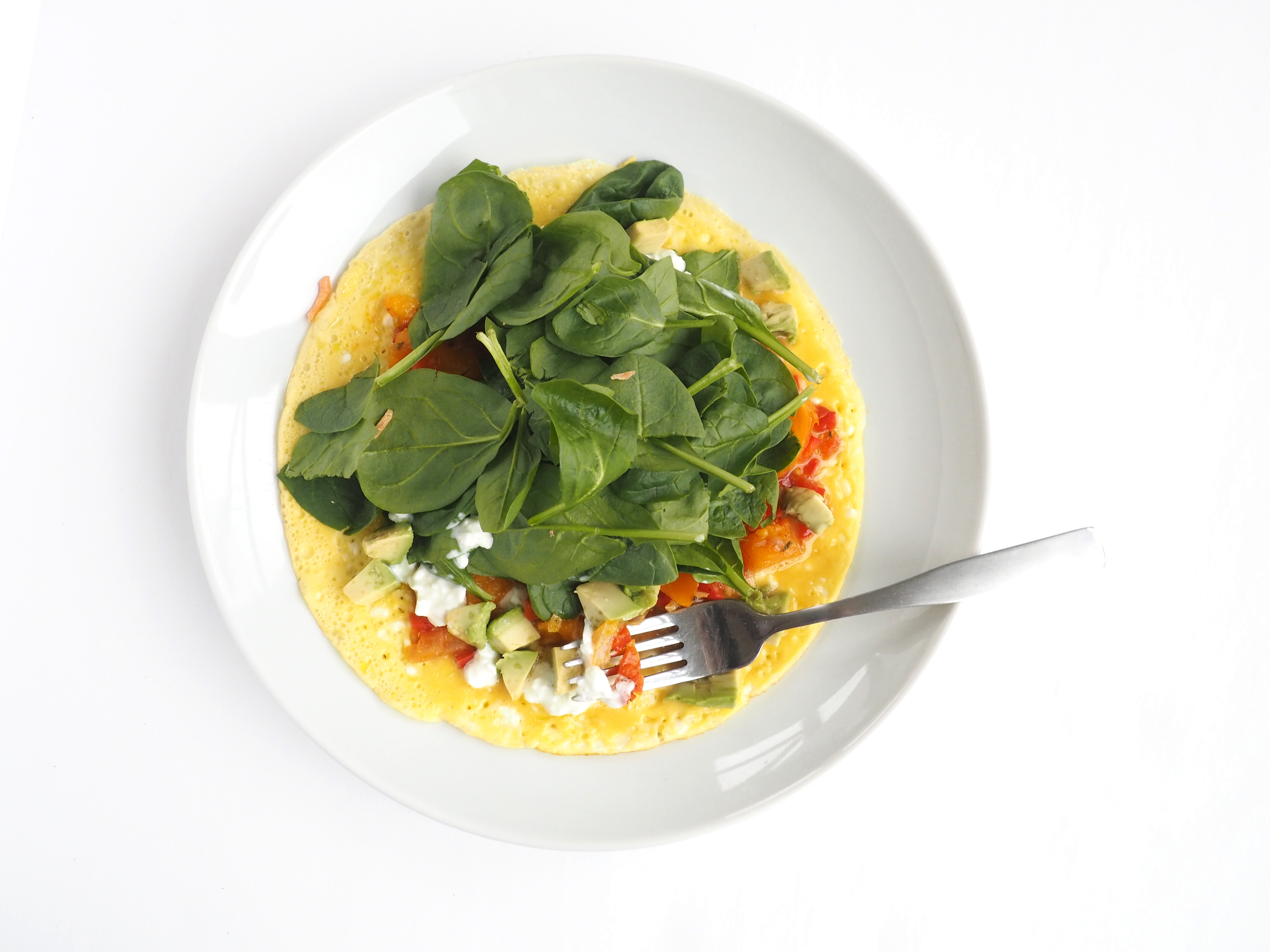 Open-Faced Spinach Omelete_11
