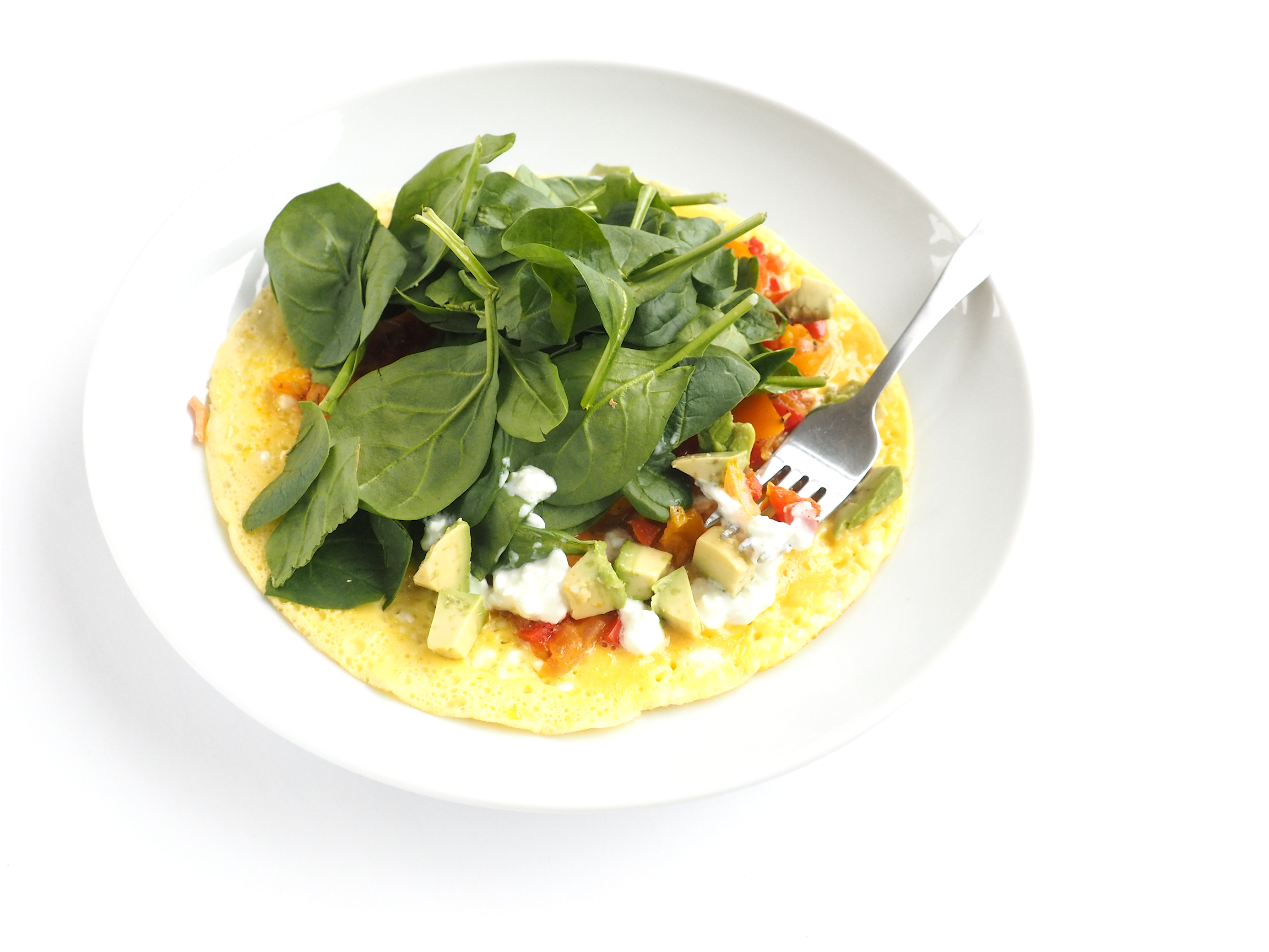 Open-Faced Spinach Omelete_14