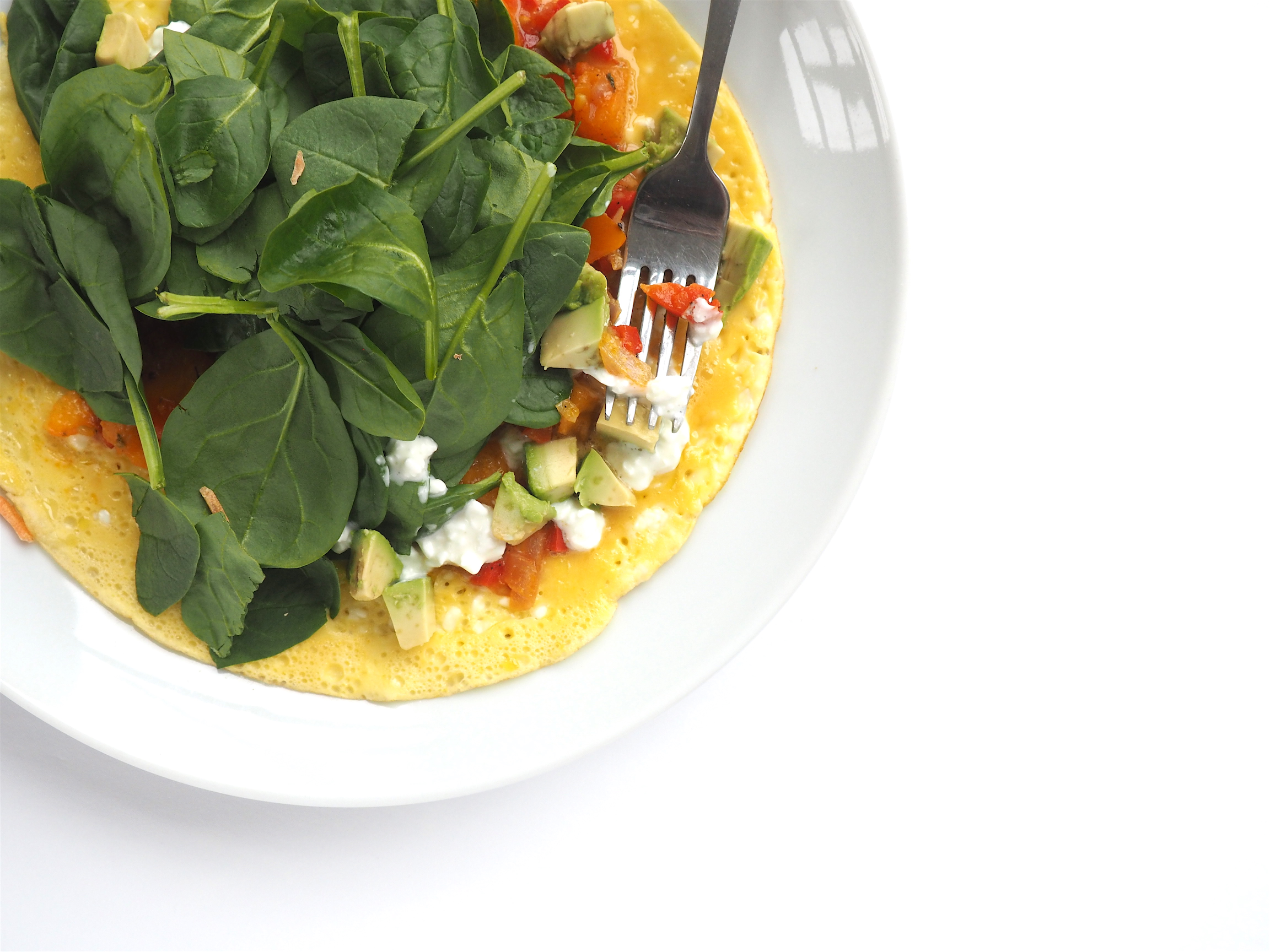 Open-Faced Spinach Omelete_20