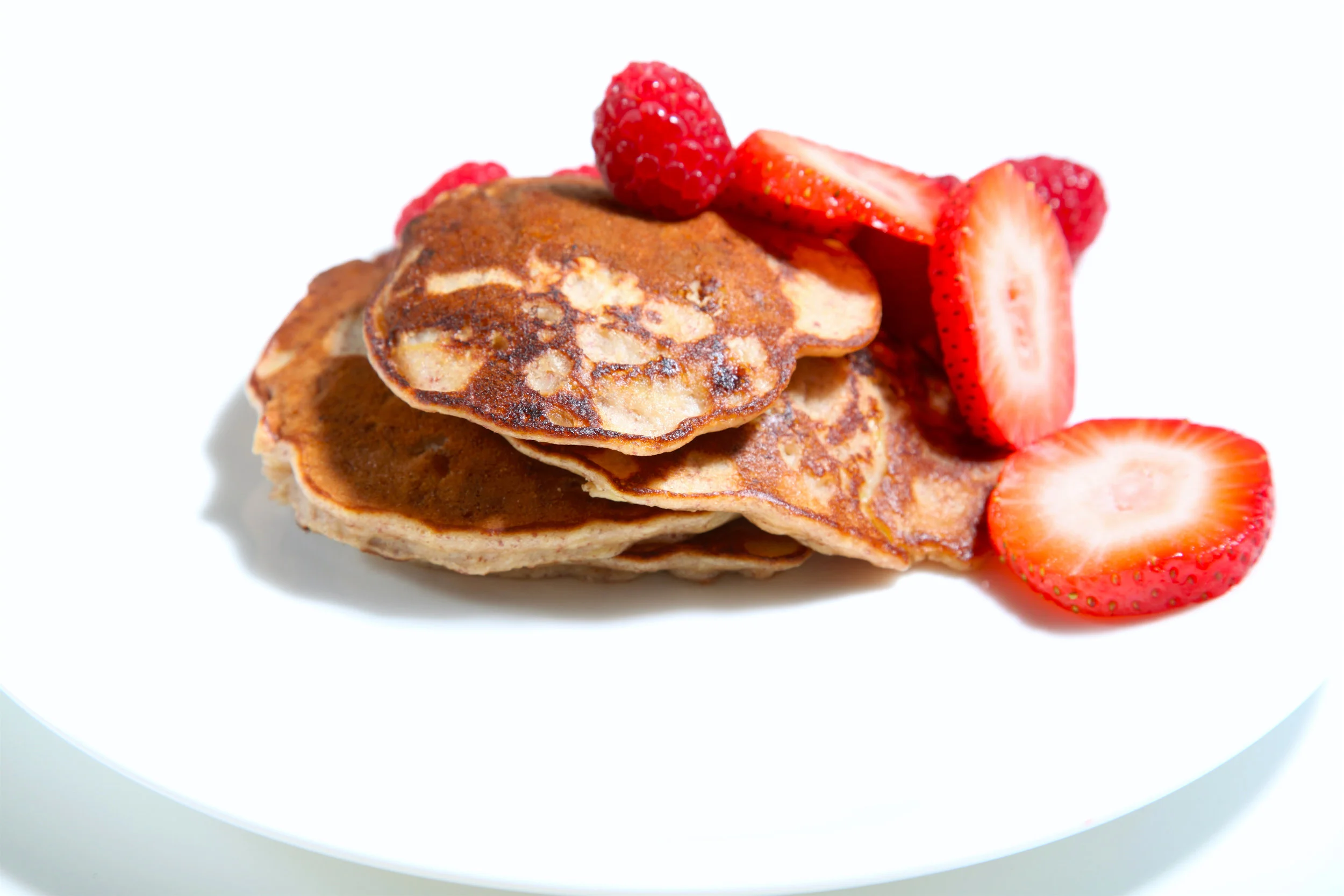 3 Ingredient Peanut Butter Banana Pancakes