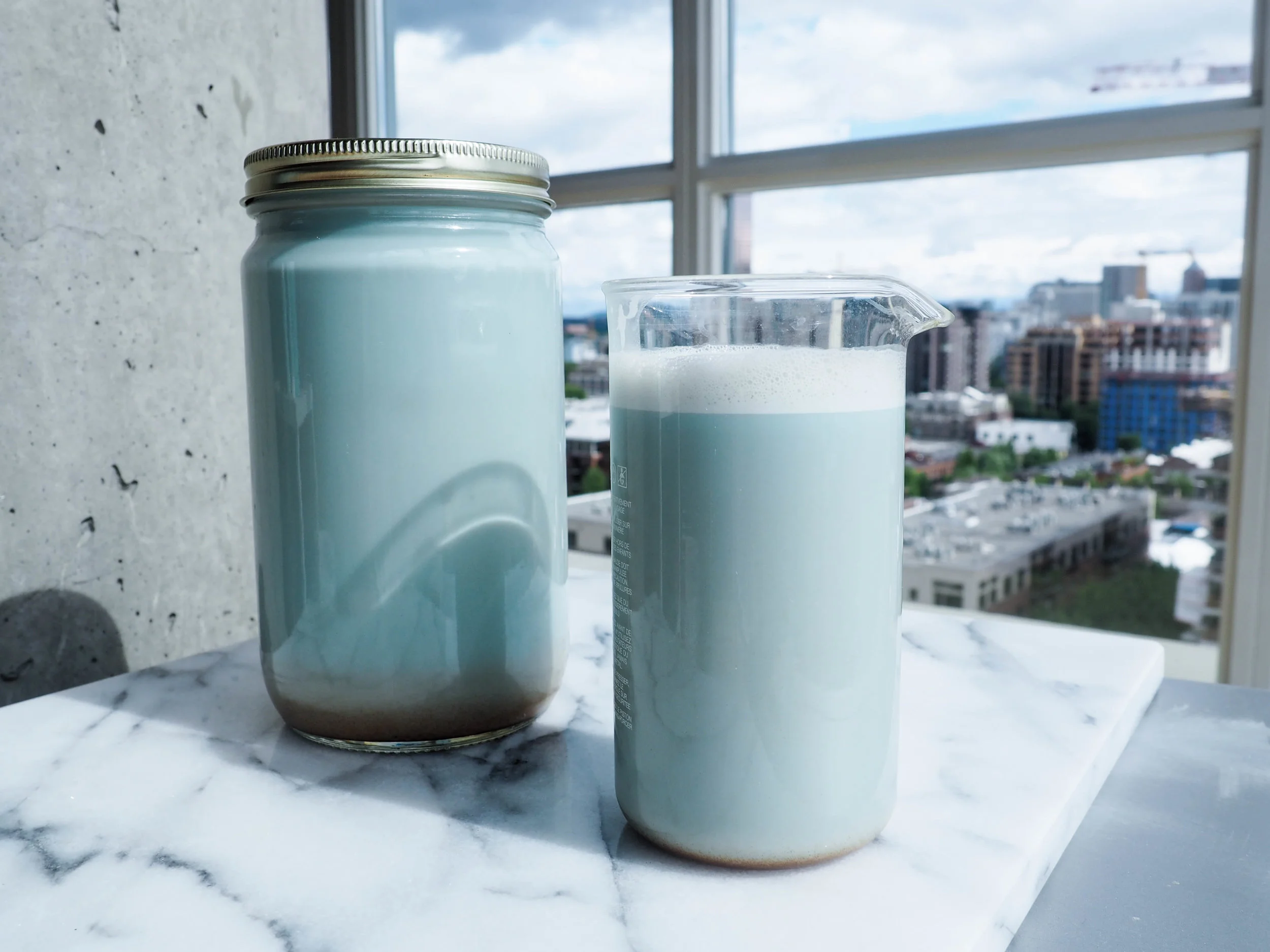 Blue Majik Almond Milk / Homemade Almond Milk — Live The Little Things