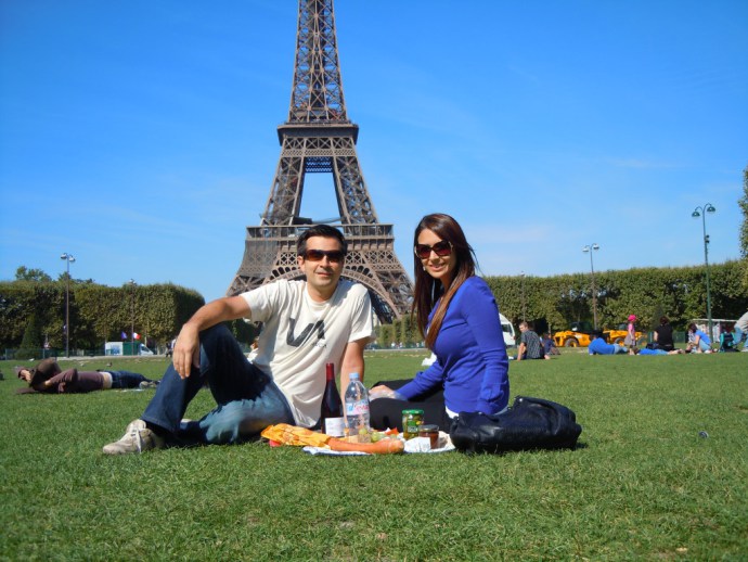 Oh hey! that's me and gregg on our honeymoon!