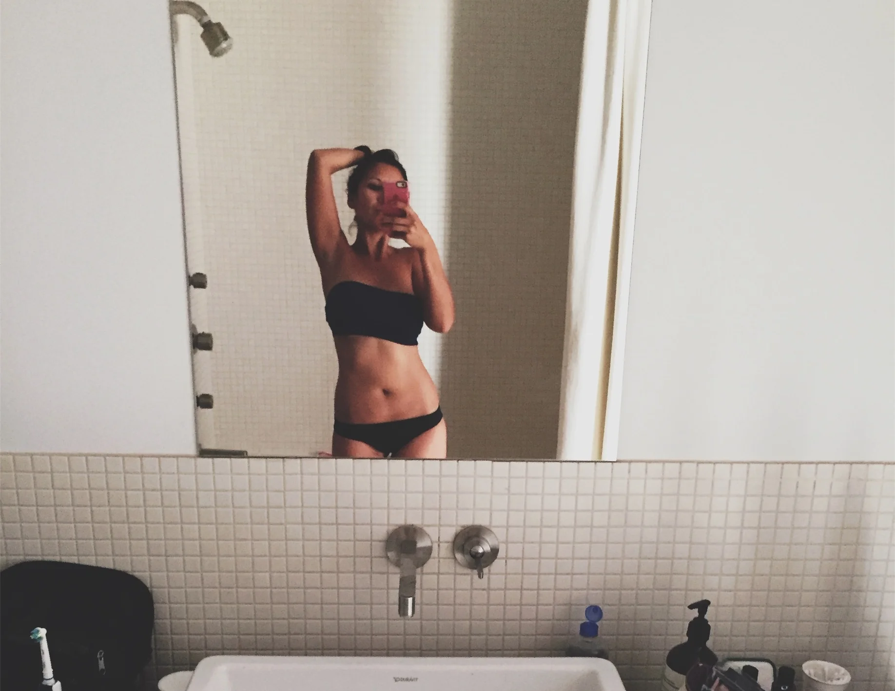 Portland, OR April 2015: Returning back to the U.S. a bit healthier at 110lb.