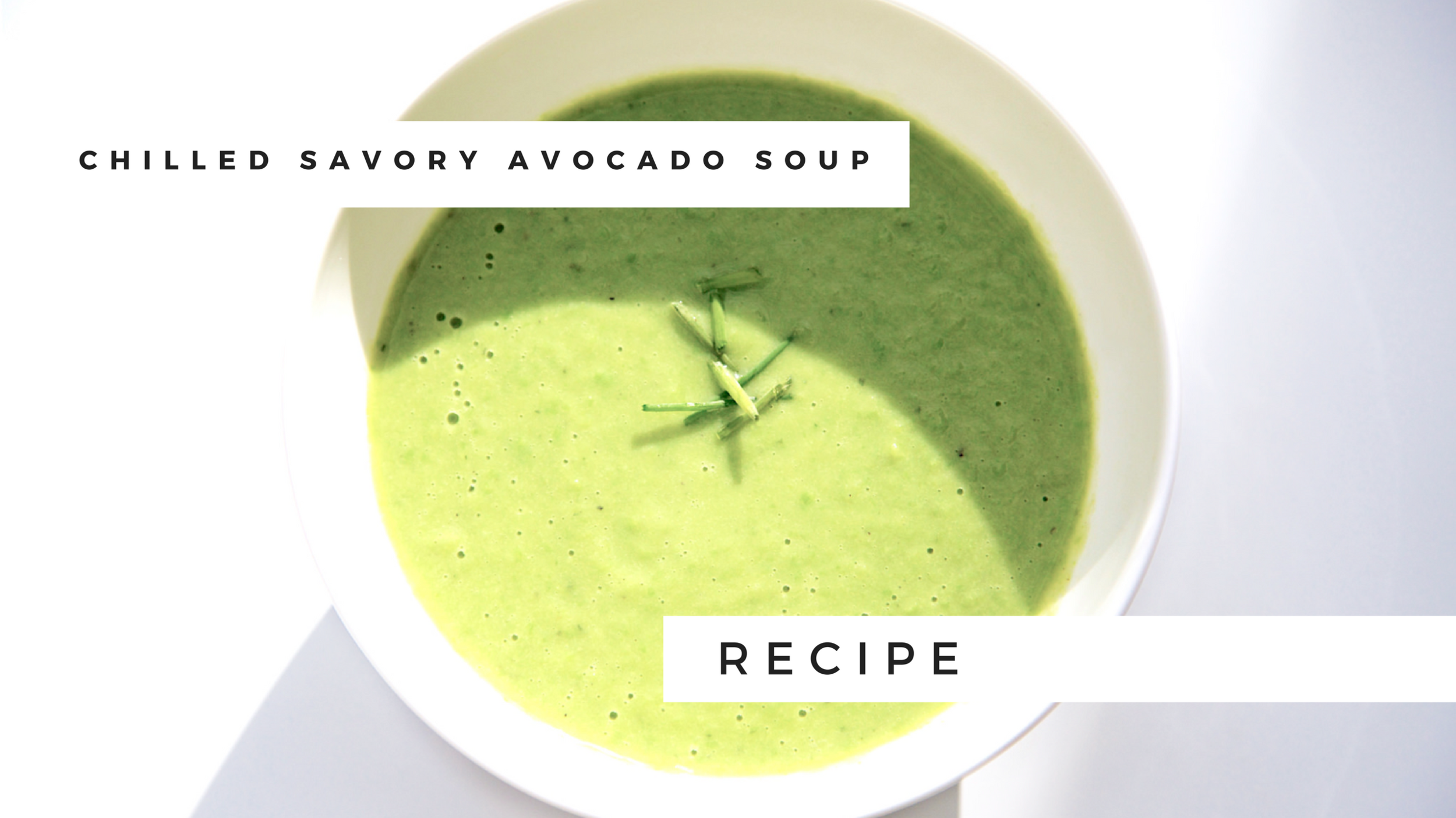 Chilled Savory Avocado Soup image asset
