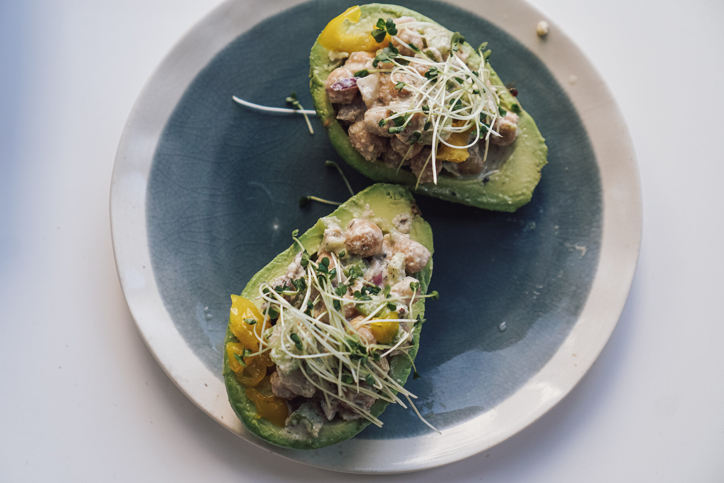 From Burgers to Smoothies: 6 Incredible Avocado Recipes to Make Right Now Mock+Tuna+Stuffed+Avocado+1