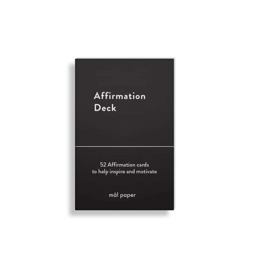 Affirmation Card Deck (Mål Paper, $19)