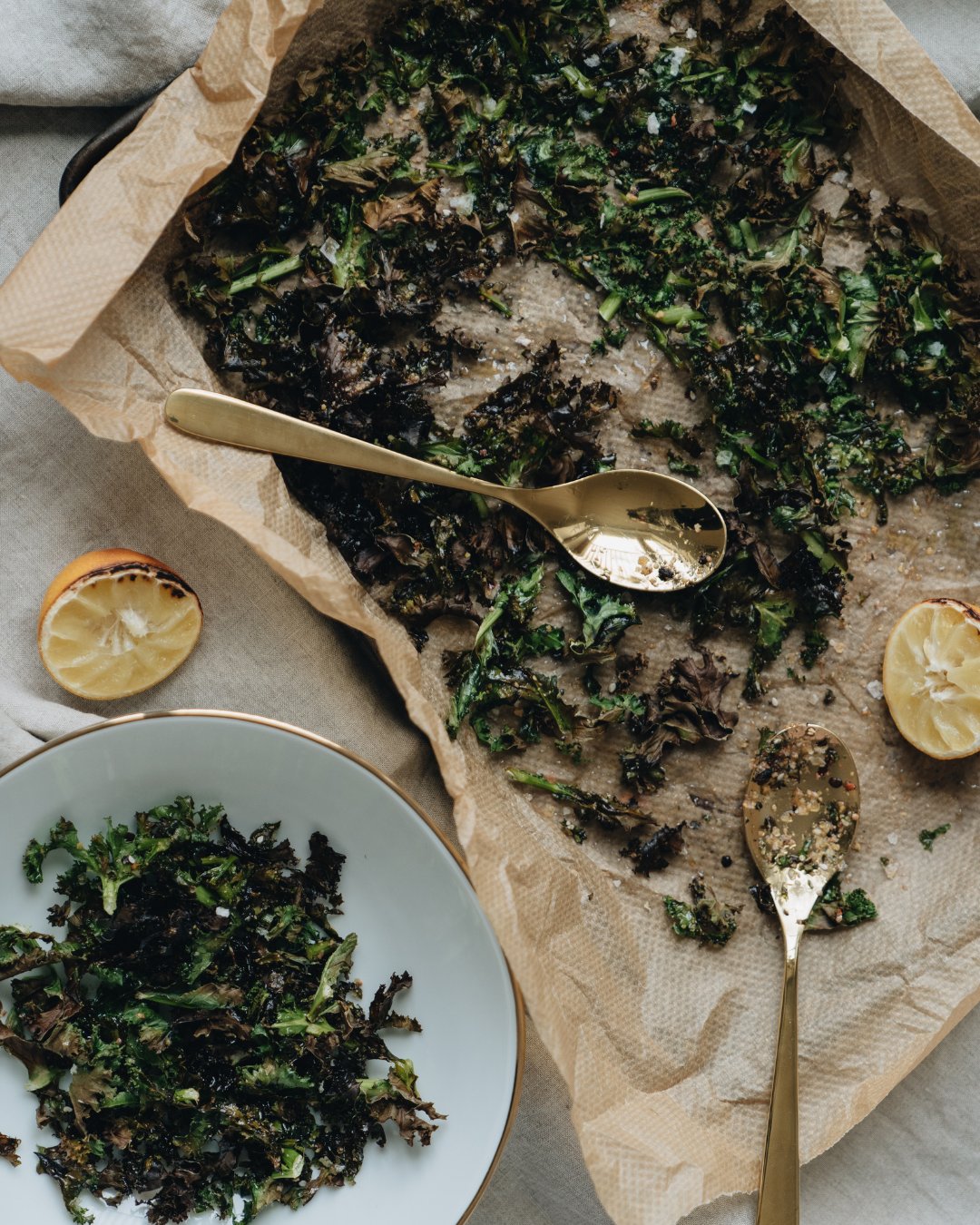 Crispy Kale Chips Recipe - Make Your Own at Home! kale+chips+recipe+ +ready+to+eat