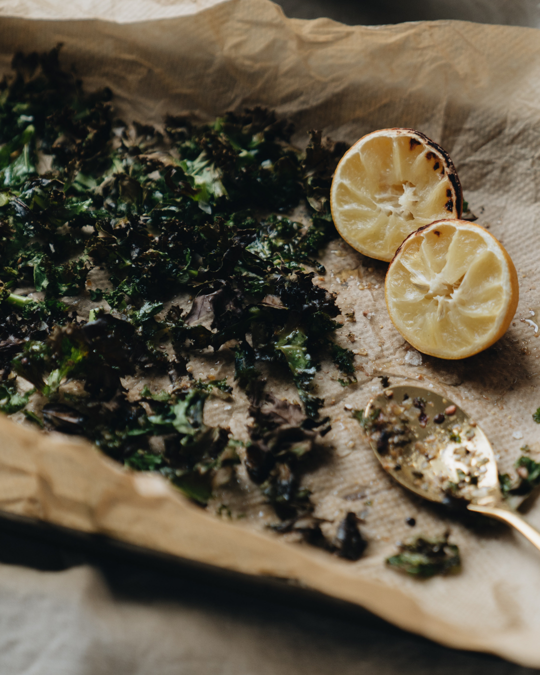 Crispy Kale Chips Recipe - Make Your Own at Home! kale+chips+recipe+ +close+up