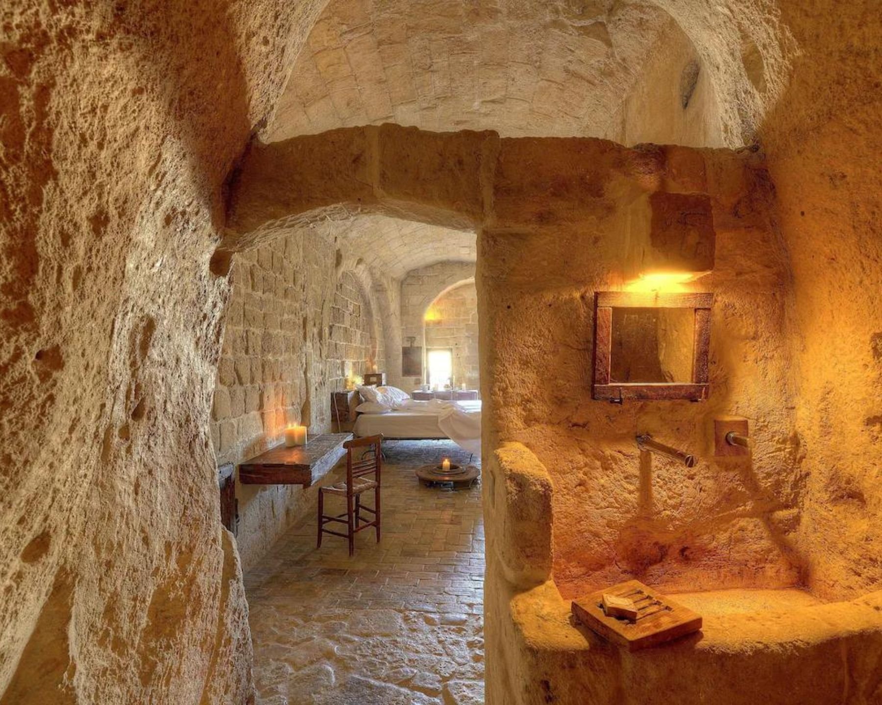 Escape The Ordinary: 10 Off-The-Grid Hotels To Truly Get Away From It All Sextantio+le+Grotte+della+Civita+ +Italy