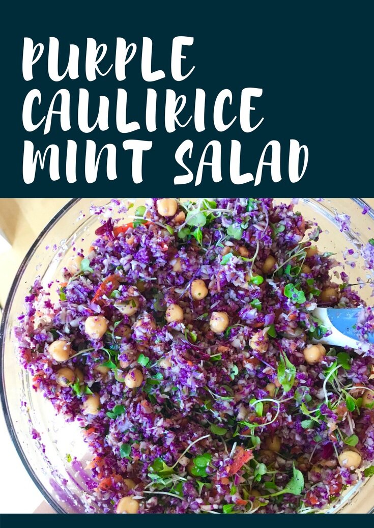 Purple Cauliflower Mint Salad PURPLE+CAULIRICE+MINT+SALAD