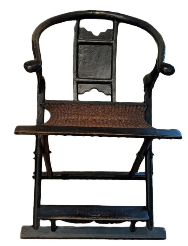 Antique Chinese Lacquer Chair