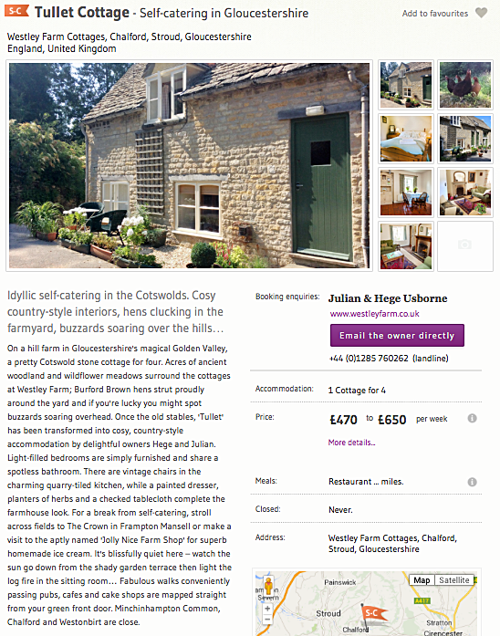  One of many UK property descriptions written for Sawdays.&nbsp; 