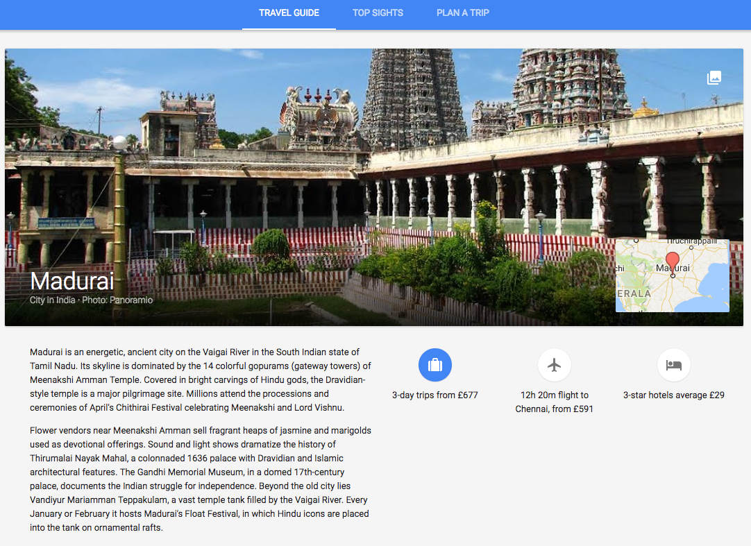  One of many destination guides written for Google Trips. 