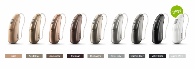 Phonak Audeo B available in nine colours