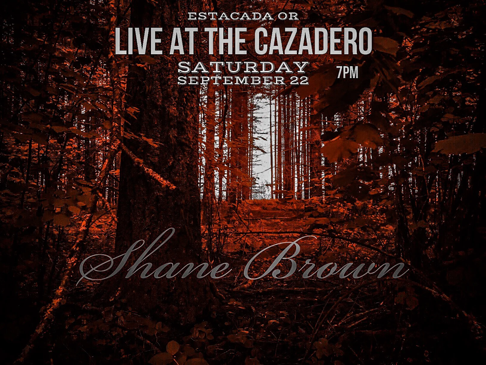 SHANE BROWN @ The Cazadero