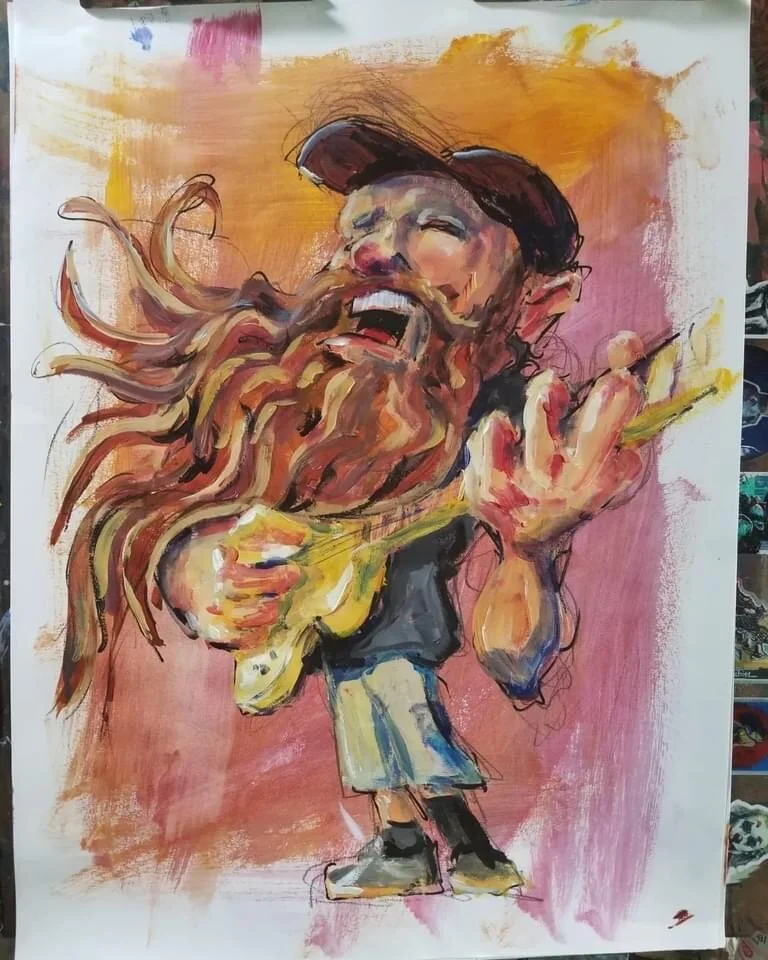 By Marco Serido - live painting from a show August 5th