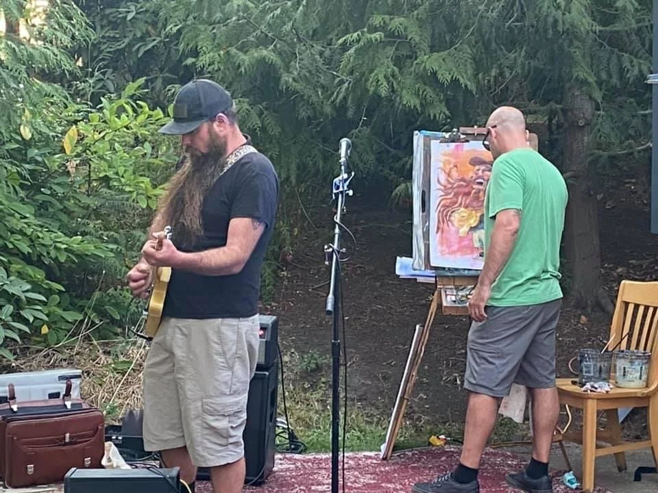 Marco will be painting with us at this performance.