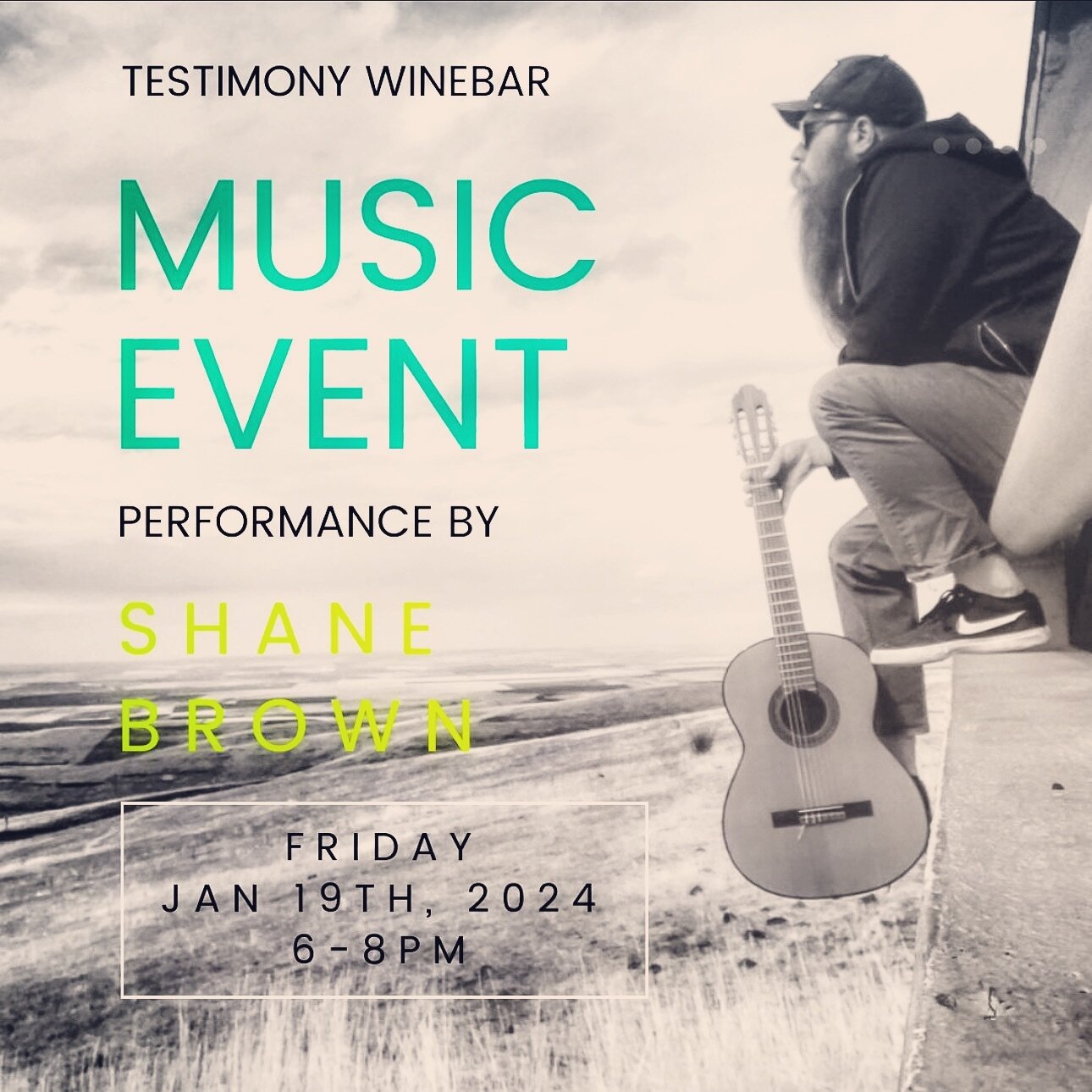 Coming back to Redmond this week to play music for my friends @testimony_winebar 💚🌲💚