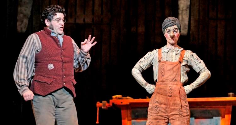 As Geppetto in The Adventures of Pinocchio, Minnesota Opera 2009