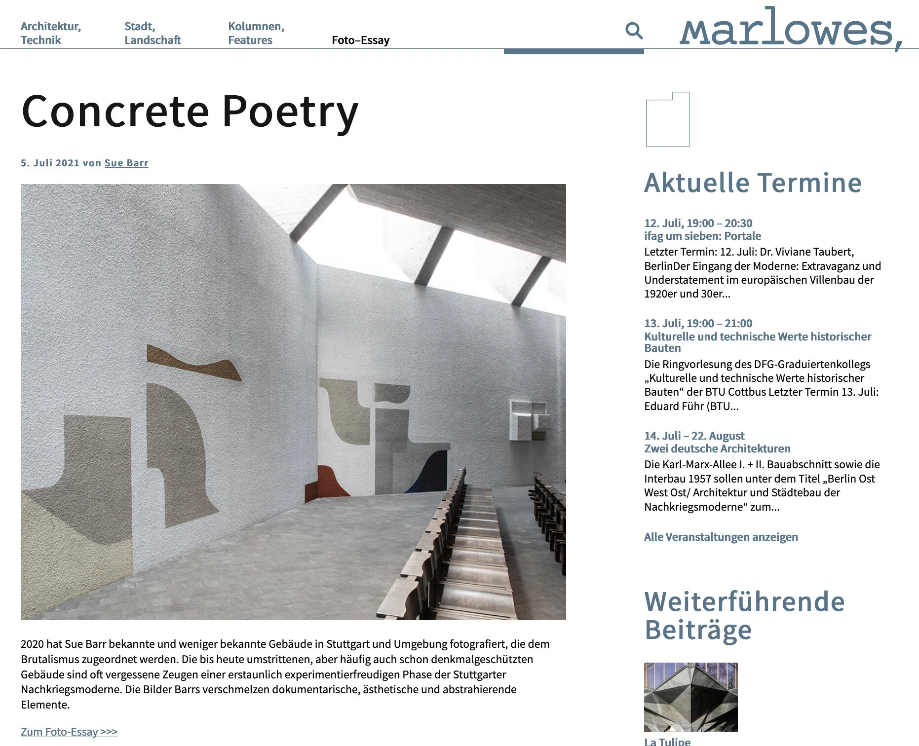   Concrete Poetry  - exhibition review 