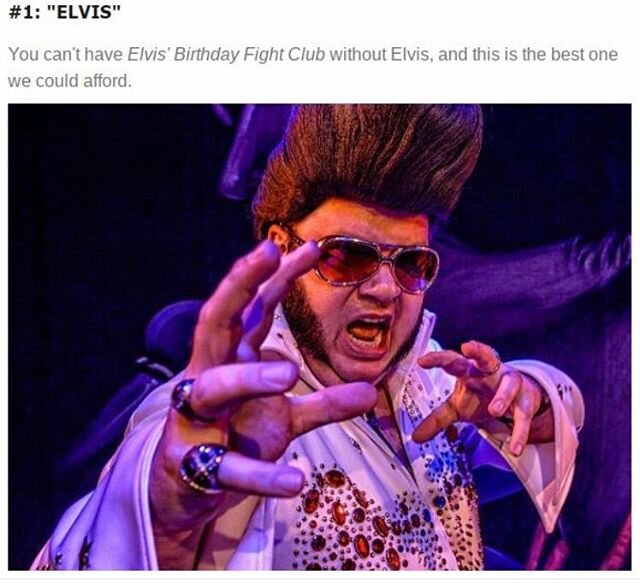 Final countdown is here! Tomorrow is Friday and our kick off show in DC! Reason numero uno to get your tix is ELVIS...duh. #elvisturns10