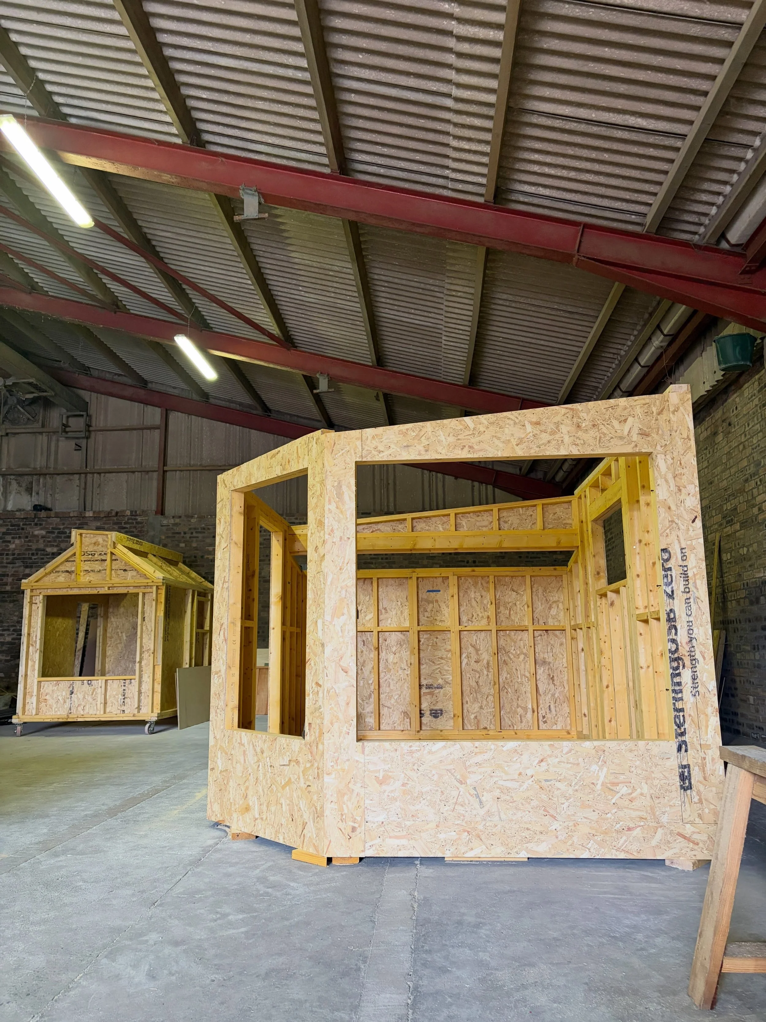 Next project already well underway in the workshop. Fun angles and generous windows, for a beautiful big window seat. 

@thewonderhut mock-up in the background ❤️ Plenty of chats about it recently - still a burning desire to get that design out into 