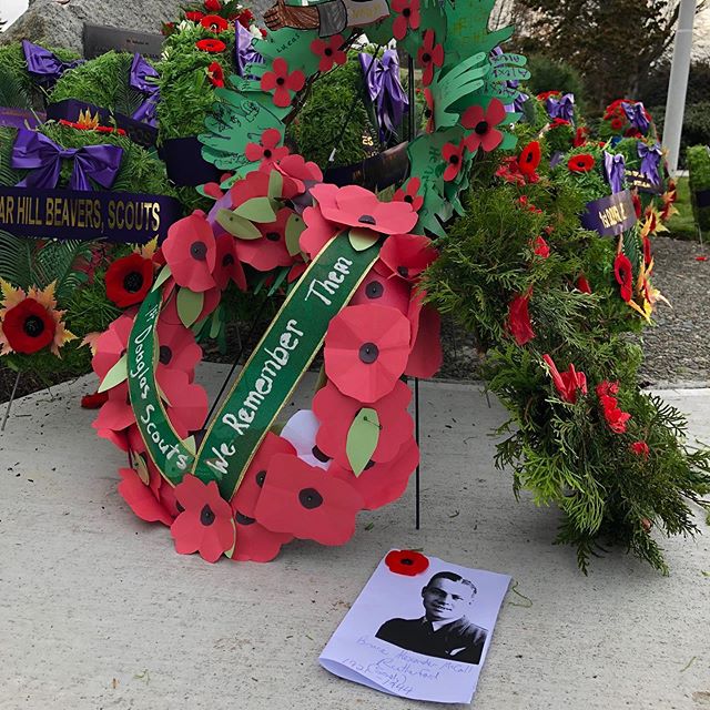 Today a beautiful ceremony of #remembrance was held at the #Saanich Municipal Hall. People of all ages (and so many children!) joined us in remembering and expressing gratitude for those who have - and those who continue to - selflessly serve our com
