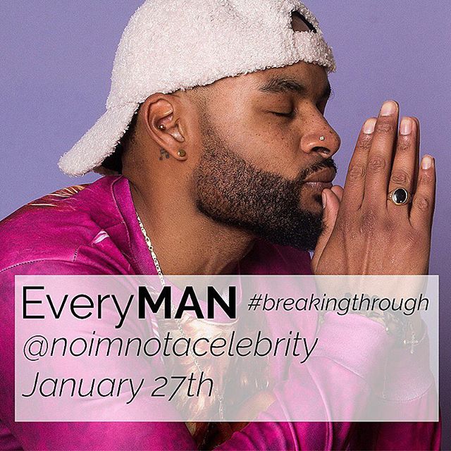 #breakingthrough

@noimnotacelebrity will be taking over our instagram tomorrow January 27th!

Join us as we come together in a conscious effort to tear own old society
constructs &amp; dispel toxic masculinity by sharing stories,
performing acts of 