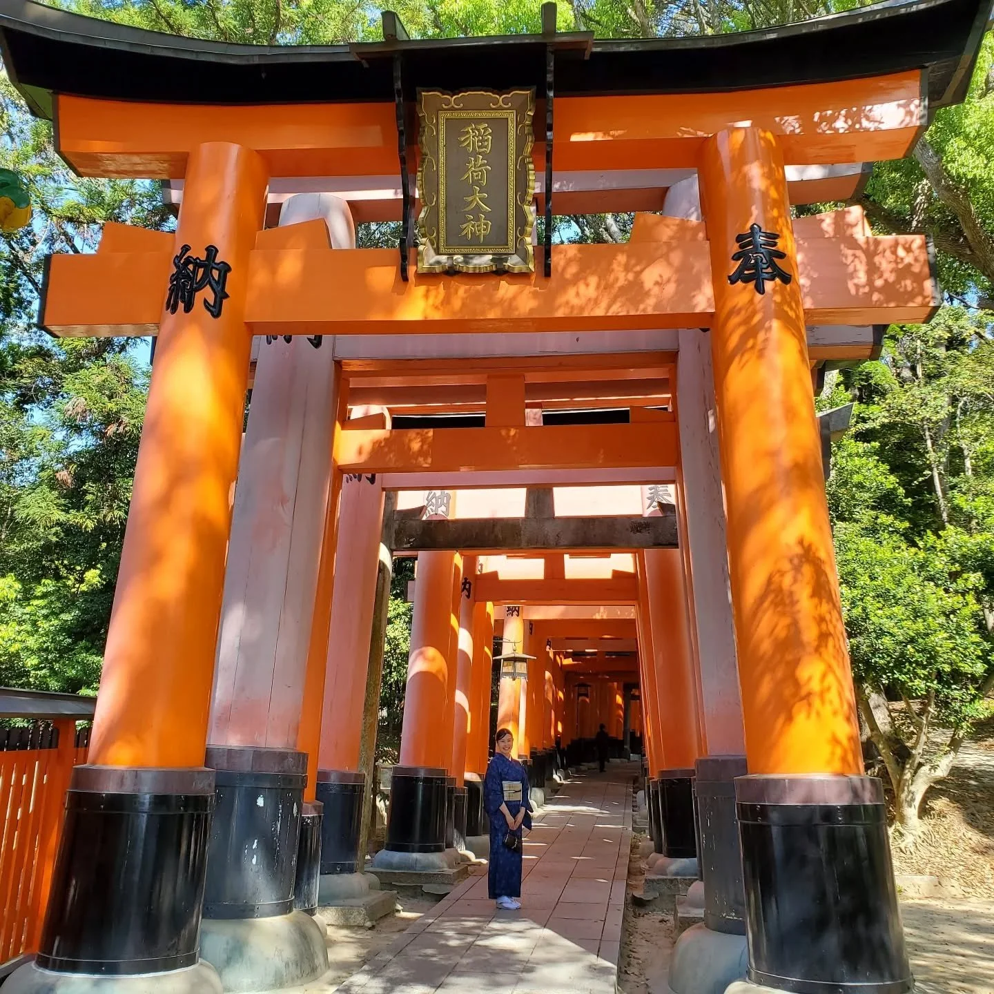 ⛩️⛩️🦊A THOUSAND GATES🦊⛩️⛩️

An afternoon hike amongst the foxes of Fushimi Inari. Kitsune are familiars of the 'rice god' Inari Ōkami (稲荷大神), enshrined here.

Fushimi Inari Taisha (伏見稲荷大社) is perhaps best known for its network of torii (鳥居) that sn