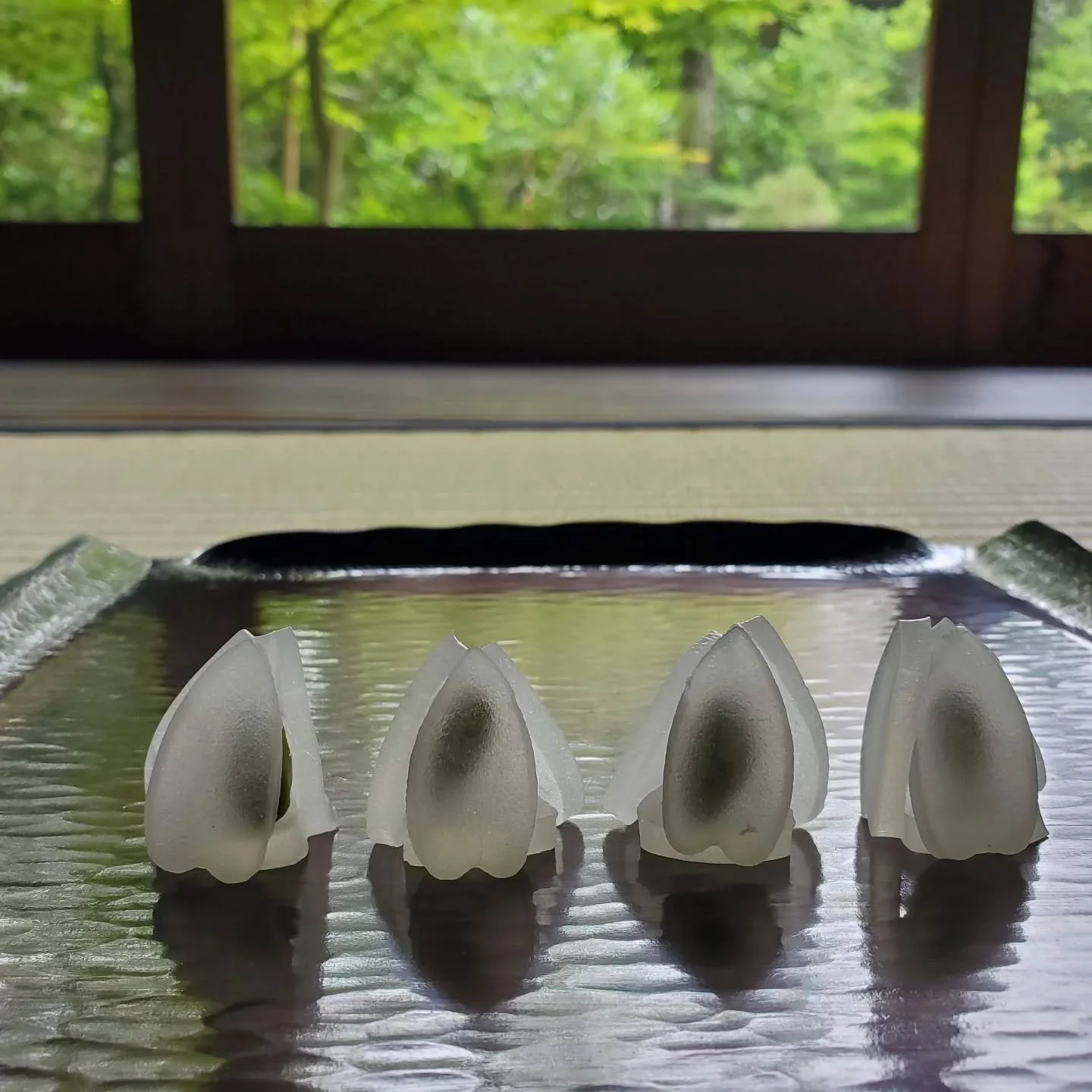 💄💋THE MAKE-UP WEARING LEAVES🌿🎎

Ryōsoku-in (両足院), a sub-temple of Kennin-ji (建仁寺), is affectionately known as the 'Temple of the Hangeshō' (半夏生の寺) at this time of year, when the herb "Chinese lizard's tail" begins to bloom in profusion.