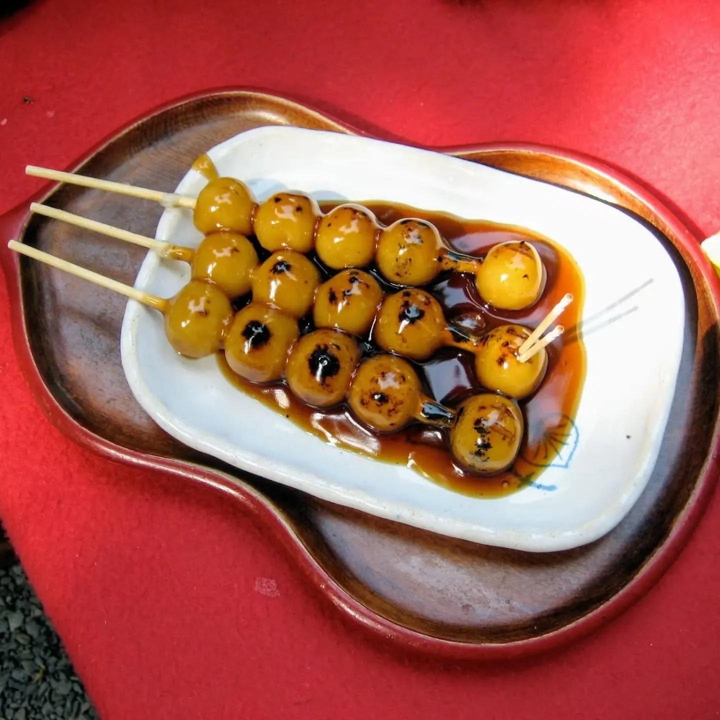 🍡MOREISH MITARASHI😋

Today is the beginning of a three-day period celebrating mitarashi dango (みたらし団子)!🎉

Actually, this happens every month from the 3rd-5th because...
3= 'MI' (み)
4= 'taraSHI' (たらし)
5= 'danGO' (だんご)

Tenuous wordplay? Yes.
Fun? A