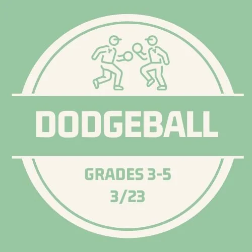 Dodgeball: Grades 3-5, March 23