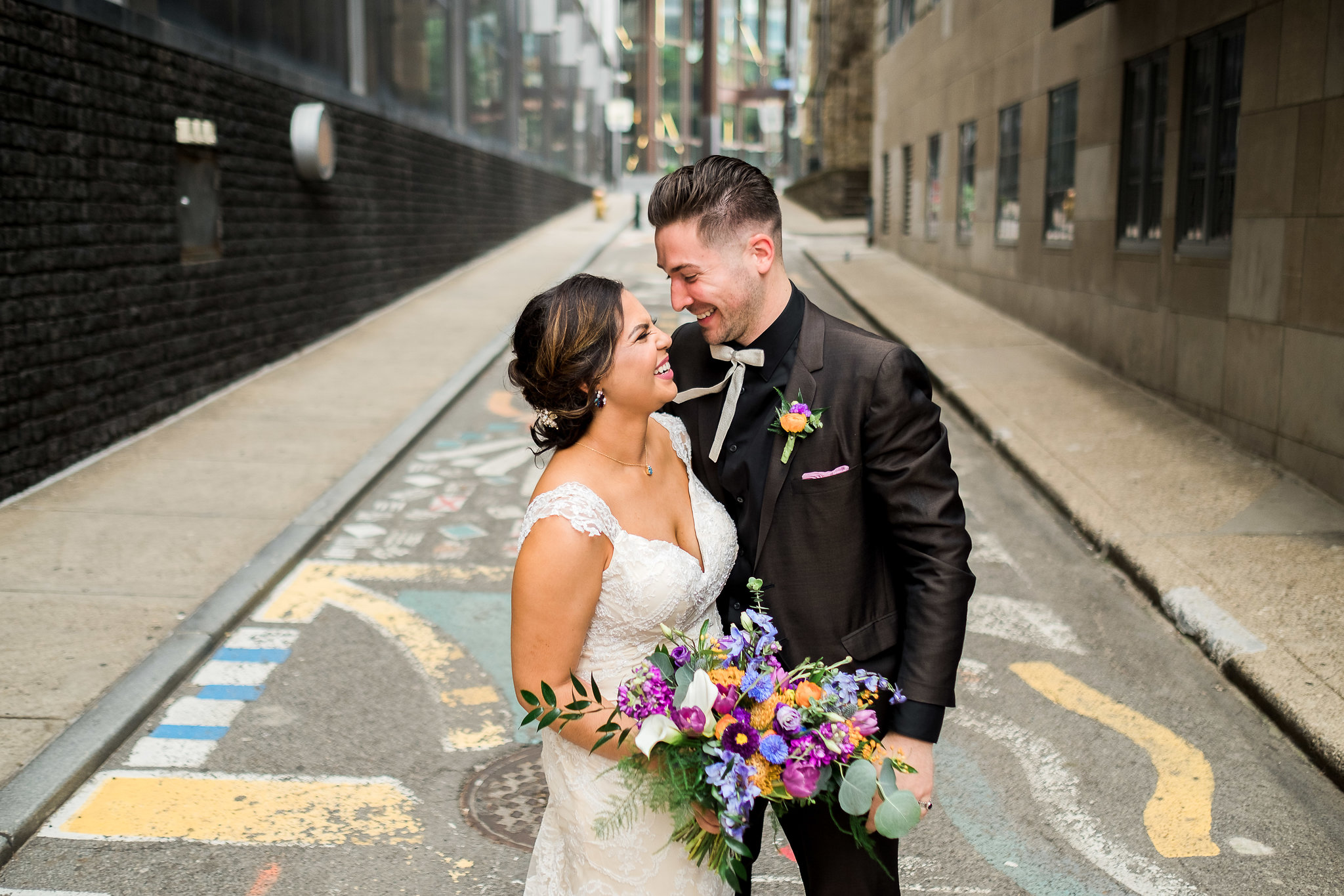 Bride and groom's pittsburgh wedding