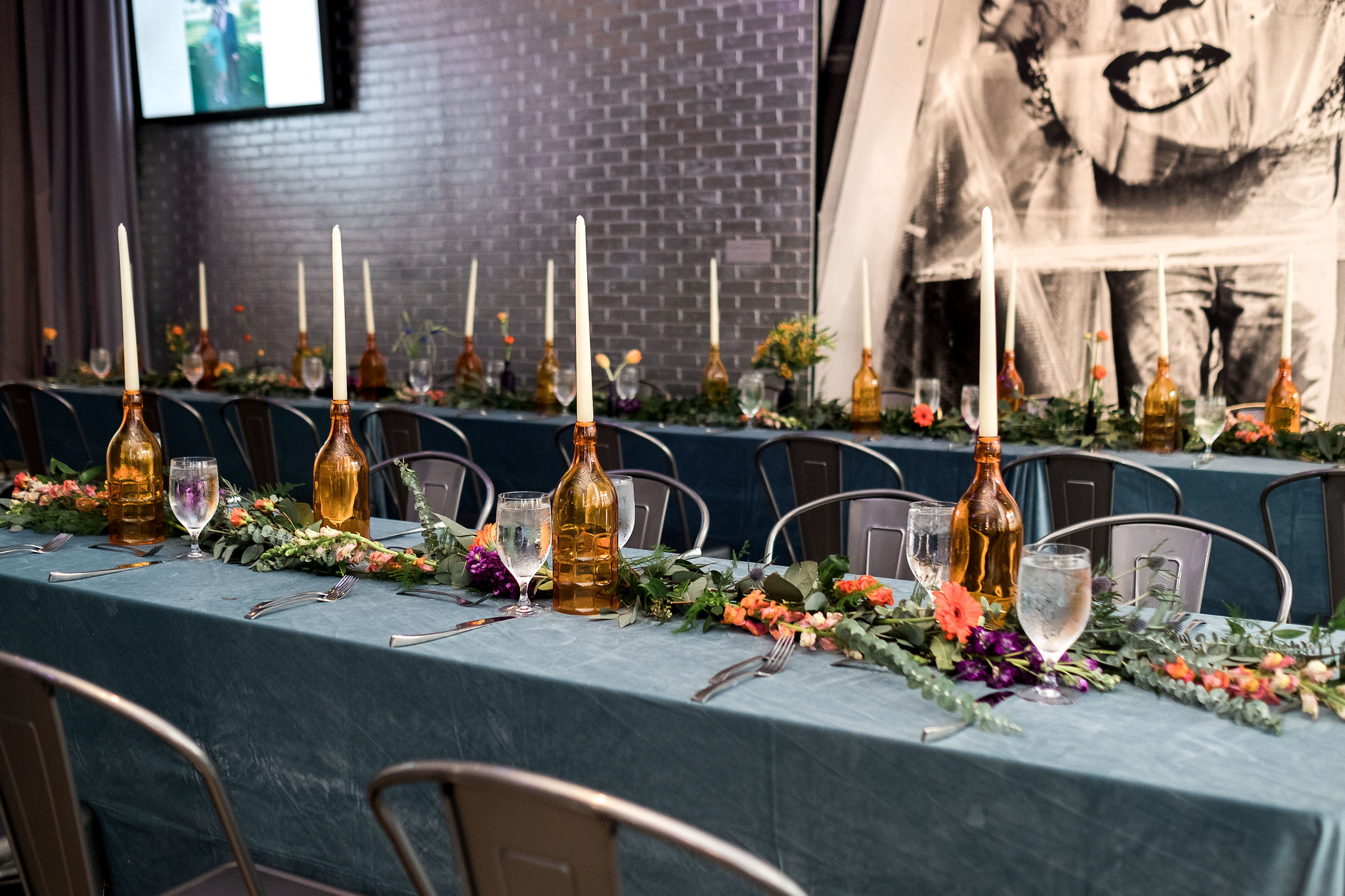 Wedding reception at Andy Warhol Museum