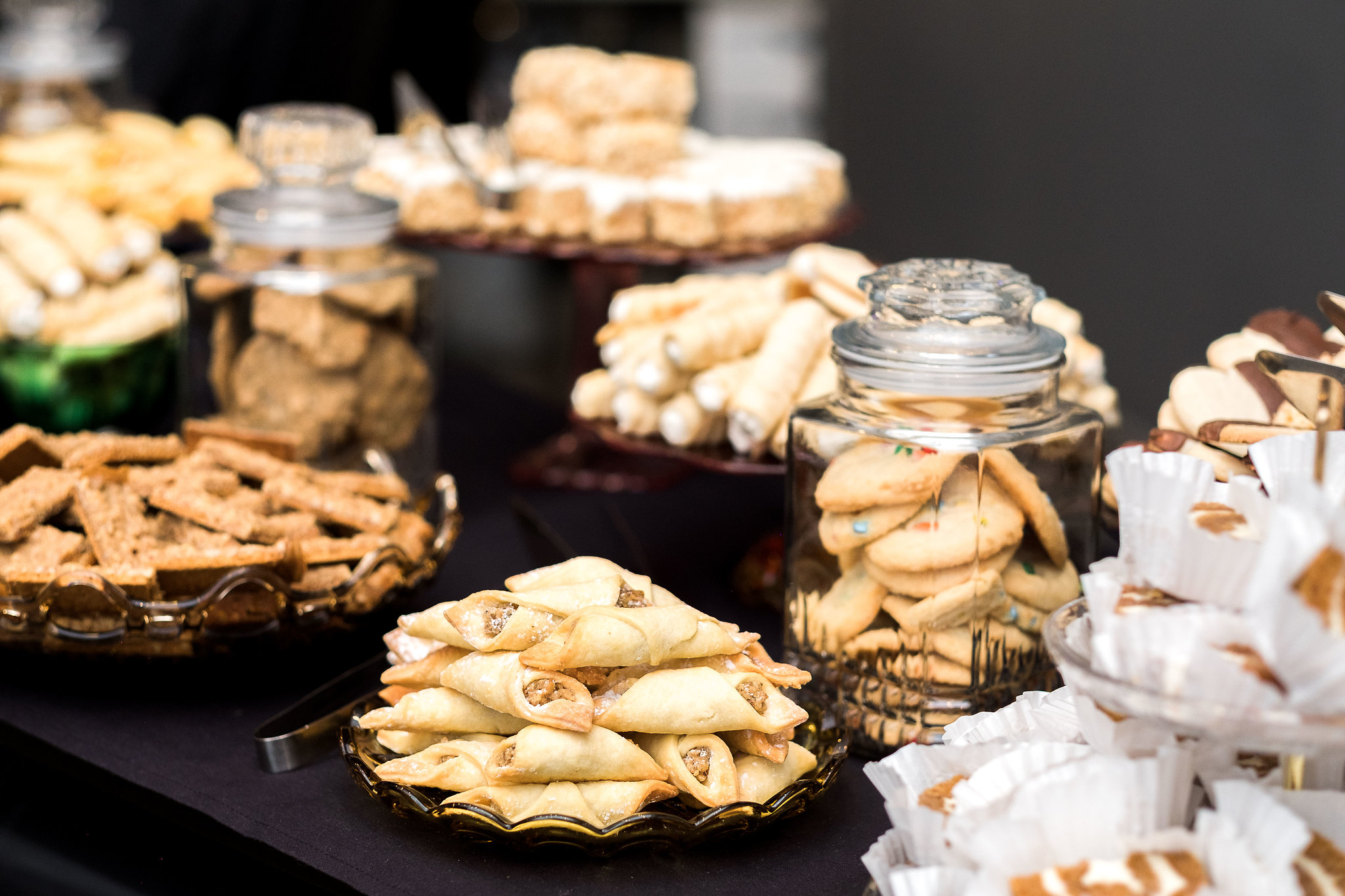 Pittsburgh cookie table at wedding