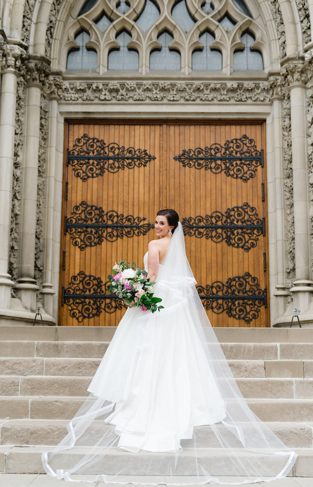 Wedding dress from Kleinfeld's bridal for Pittsburgh wedding