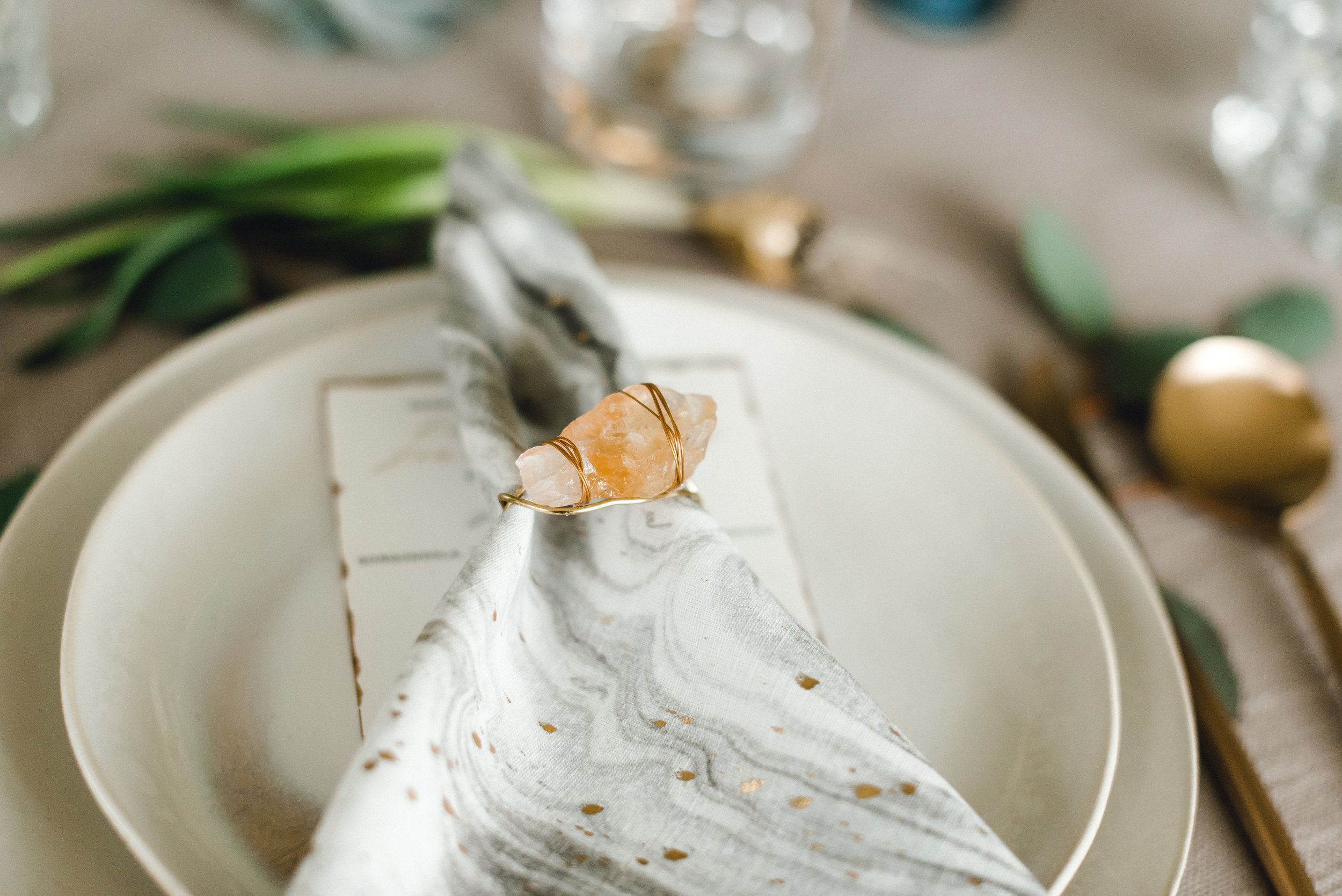Wedding table setting and table decor for Pablo Neruda enchanting garden styled shoot planned by Exhale Events. Get inspired at exhale-events.com!
