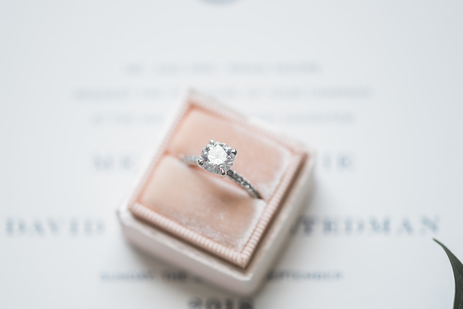 Engagement ring in Mrs. box for Pittsburgh wedding at PNC Park planned by Exhale Events. Find more wedding inspiration at exhale-events.com!